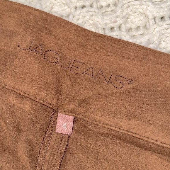 Jag Jeans Elegant Brown faux suede midi Skirt size large - Picture 5 of 5
